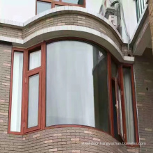 Factory prices curved arc design aluminum window